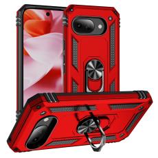  Google Pixel 9a Skal Shockproof Hybrid Ring R&ouml;d - Teknikhallen.se