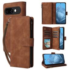  Google Pixel 9a Fodral Multifunktionellt L&auml;der Brun - Teknikhallen.se