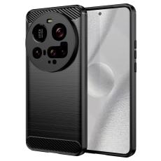  Xiaomi 15 Ultra Skal Borstad St&aring;l Textur Svart - Teknikhallen.se