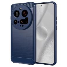  Xiaomi 15 Ultra Skal Borstad St&aring;l Textur Bl&aring; - Teknikhallen.se