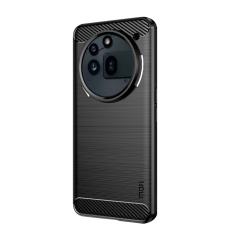 MOFI MOFI Nothing Phone 3a Pro Skal Borstad St&aring;l Textur Svart - Teknikhallen.se