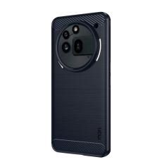 MOFI MOFI Nothing Phone 3a Pro Skal Borstad St&aring;l Textur Bl&aring; - Teknikhallen.se