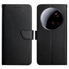  Xiaomi 15 Ultra Fodral &Auml;kta L&auml;der Svart - Teknikhallen.se