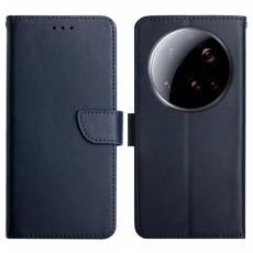  Xiaomi 15 Ultra Fodral &Auml;kta L&auml;der Bl&aring; - Teknikhallen.se