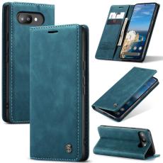 CASEME CASEME Google Pixel 9a Fodral Flip Retro L&auml;der Bl&aring; - Teknikhallen.se