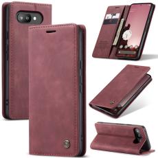 CASEME CASEME Google Pixel 9a Fodral Flip Retro L&auml;der R&ouml;d - Teknikhallen.se