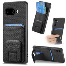  Google Pixel 9a Skal Korth&aring;llare Kickstand Kolfiber Textur - Teknikhallen.se