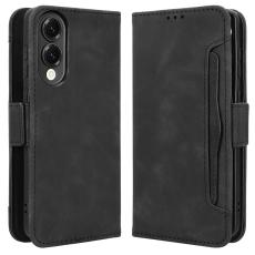  Samsung Galaxy S25 Edge Fodral Med Avtagbart Kortfodral Svart - Teknikhallen.se