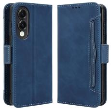  Samsung Galaxy S25 Edge Fodral Med Avtagbart Kortfodral Bl&aring; - Teknikhallen.se