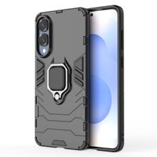  Samsung Galaxy S25 Edge Skal Ring Hybrid Armor Svart - Teknikhallen.se