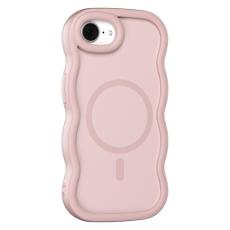  iPhone 17e / 16e Skal MagSafe Wavy Matt Rosa - Teknikhallen.se