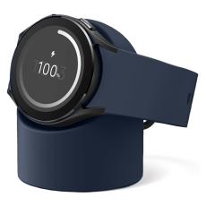  Samsung Galaxy Watch 5/5 Pro/6/7/FE Silikon Stativ M&ouml;rk Bl&aring; - Teknikhallen.se