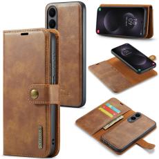 DG.MING DG.MING Galaxy S25 Edge 2in1 Magnet Fodral / Skal Brun - Teknikhallen.se