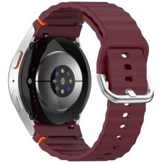  Galaxy Watch 5/5 Pro/6/7/FE Armband Silikon Wave Design - Teknikhallen.se