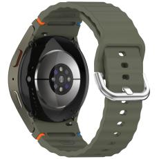  Galaxy Watch 5/5 Pro/6/7/FE Armband Silikon Wave Design - Teknikhallen.se