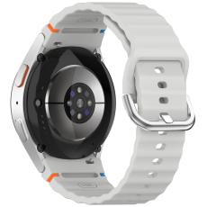  Galaxy Watch 5/5 Pro/6/7/FE Armband Silikon Wave Design - Teknikhallen.se