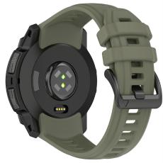  Garmin Instinct 3 45 mm Klockarmband Silikon Milit&auml;r Gr&ouml;n - Teknikhallen.se