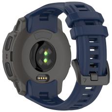  Garmin Instinct E 45 mm Klockarmband Silikon M&ouml;rk Bl&aring; - Teknikhallen.se