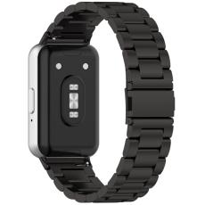  Samsung Galaxy Watch Fit 3 Klockarmband Rostfritt St&aring;l Svart - Teknikhallen.se