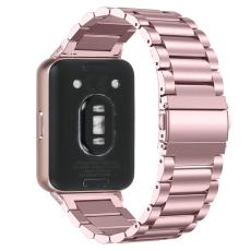  Samsung Galaxy Watch Fit 3 Armband Rostfritt St&aring;l Ros&eacute;guld - Teknikhallen.se
