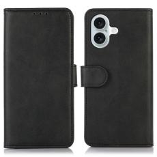  iPhone 17 Fodral L&auml;der Svart - Teknikhallen.se