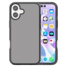  iPhone 17 Skal Shockproof Hybrid Tonad Gr&aring; - Teknikhallen.se