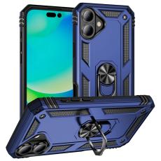  iPhone 17 Skal Shockproof Hybrid Ring Bl&aring; - Teknikhallen.se