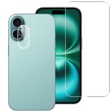  iPhone 17 Sk&auml;rmskydd / Linsskydd H&auml;rdat Glas - Teknikhallen.se