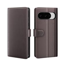  Google Pixel 10 Fodral Premium &Auml;kta L&auml;der Brun - Teknikhallen.se