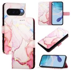  Google Pixel 10/10 Pro / 9/9 Pro Fodral Marmor Ros&eacute;guld - Teknikhallen.se