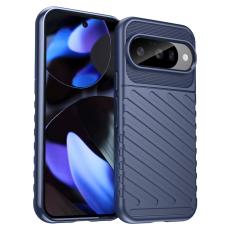  Google Pixel 10 / 10 Pro Skal Twill Textur Bl&aring; - Teknikhallen.se