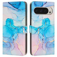  Google Pixel 10 Pro XL / 9 Pro XL Fodral Marmor Rosa / Gr&ouml;n - Teknikhallen.se
