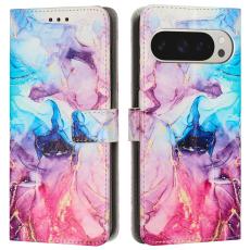  Google Pixel 10 Pro XL / 9 Pro XL Fodral Marmor Rosa / Lila - Teknikhallen.se