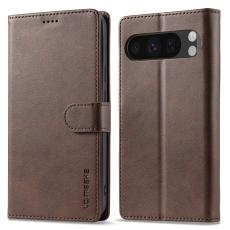 LC.IMEEKE LC.IMEEKE Google Pixel 10 Pro XL Fodral L&auml;der Brun - Teknikhallen.se