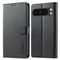 LC.IMEEKE LC.IMEEKE Google Pixel 10 Pro XL Fodral L&auml;der Svart - Teknikhallen.se