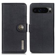 KHAZNEH KHAZNEH Google Pixel 10 Pro XL/ 9 Pro XL Fodral L&auml;der Svart - Teknikhallen.se