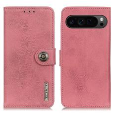KHAZNEH KHAZNEH Google Pixel 10 Pro XL/ 9 Pro XL Fodral L&auml;der Rosa - Teknikhallen.se