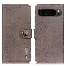 KHAZNEH KHAZNEH Google Pixel 10 Pro XL/ 9 Pro XL Fodral L&auml;der Khaki - Teknikhallen.se