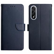  OnePlus Nord 5 5G Fodral &Auml;kta L&auml;der M&ouml;rk Bl&aring; - Teknikhallen.se