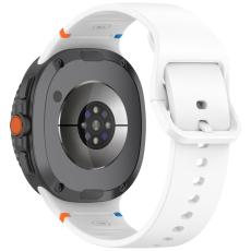  Galaxy Watch 8 46/44/40 mm Klockarmband Silkon Vit - Teknikhallen.se