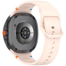  Galaxy Watch 8 46/44/40 mm Klockarmband Silkon Rosa - Teknikhallen.se