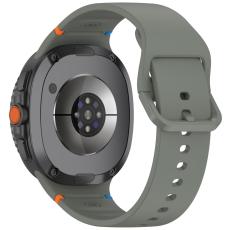  Galaxy Watch 8 46/44/40 mm Klockarmband Silkon Milit&auml;r Gr&ouml;n - Teknikhallen.se