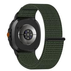  Galaxy Watch 8 46/44/40 mm Armband Nylon Loop Milit&auml;r Gr&ouml;n - Teknikhallen.se