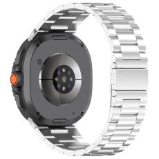  Galaxy Watch 8 46/44/40 mm Armband Rostfritt St&aring;l Silver - Teknikhallen.se