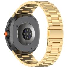  Galaxy Watch 8 46/44/40 mm Armband Rostfritt St&aring;l Guld - Teknikhallen.se