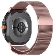  Galaxy Watch 8 46/44/40 mm Armband Milanese Loop Rosa - Teknikhallen.se