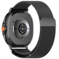  Galaxy Watch 8 46/44/40 mm Armband Milanese Loop Gr&aring; - Teknikhallen.se