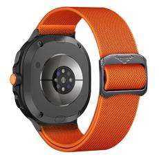  Galaxy Watch 8 46/44/40 mm Armband Justerbart Nylon Orange - Teknikhallen.se