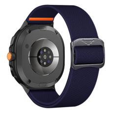 Galaxy Watch 8 46/44/40 mm Armband Justerbart Nylon M&ouml;rk Bl&aring; - Teknikhallen.se