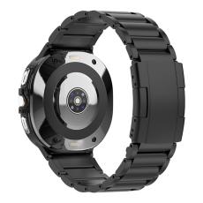  Samsung Galaxy Watch 8 46/44/40 mm Armband Metall Svart - Teknikhallen.se